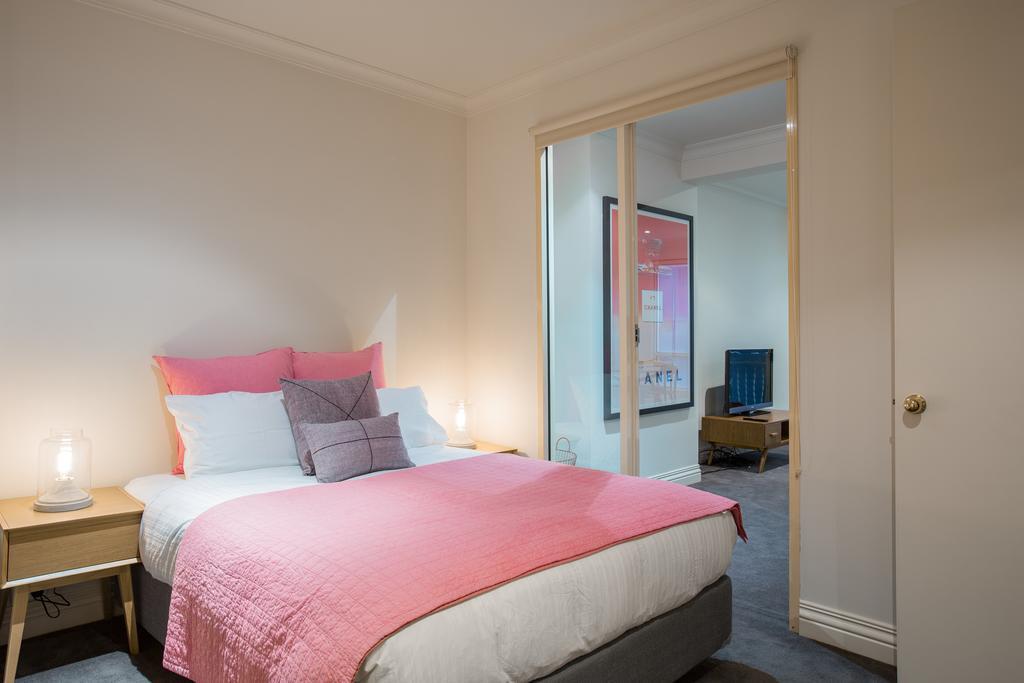 1 Exhibition Apartment Hotel Melbourne Kamer foto