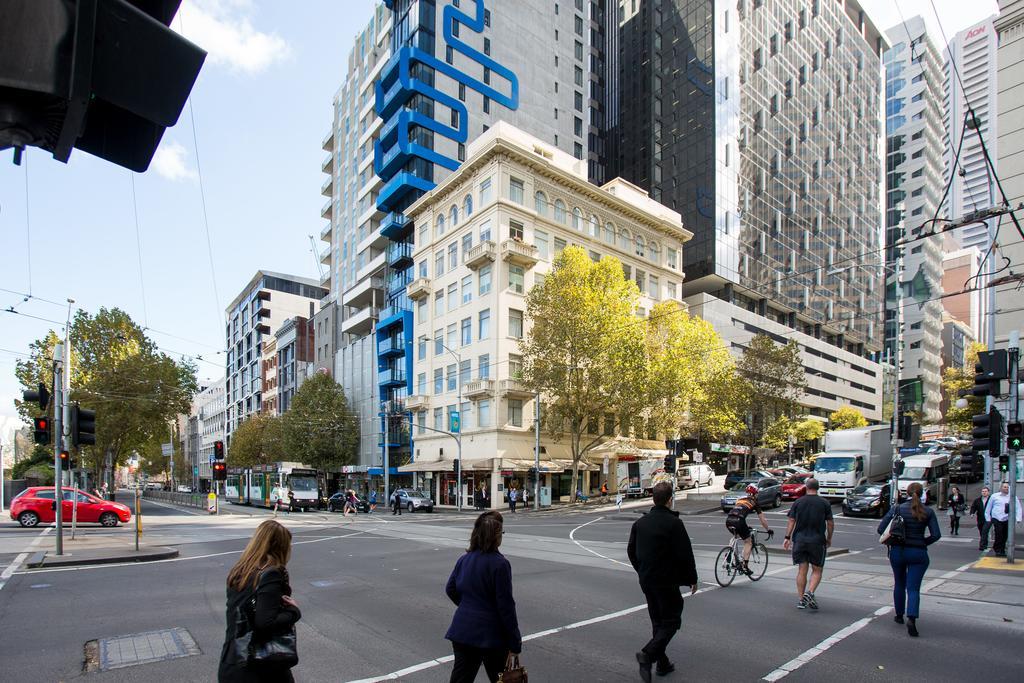1 Exhibition Apartment Hotel Melbourne Kamer foto