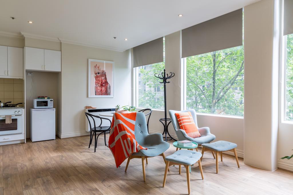 1 Exhibition Apartment Hotel Melbourne Buitenkant foto